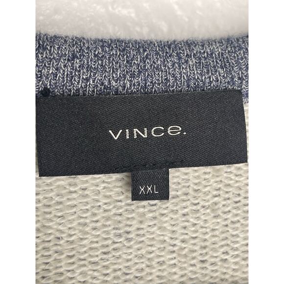 Vince Crewneck Oversized Pullover Sweater Long Sleeve Gray Size XXL - Picture 6 of 7